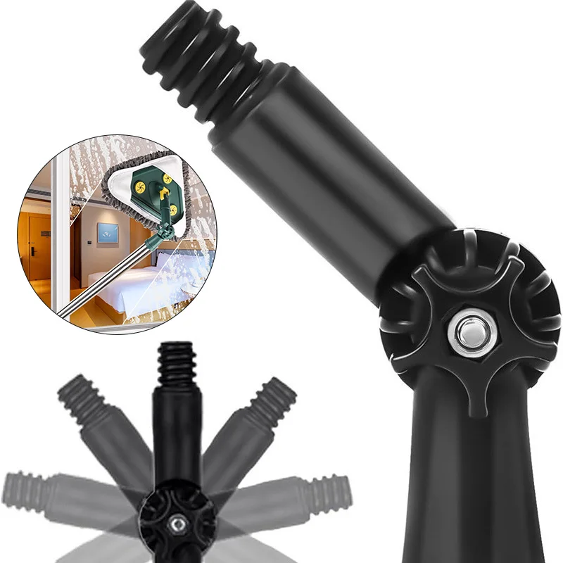 

1 шт. шарнирное соединение, поворот на 270 градусов, совместимое с телескопическими стержнями для очистки окон и покраски