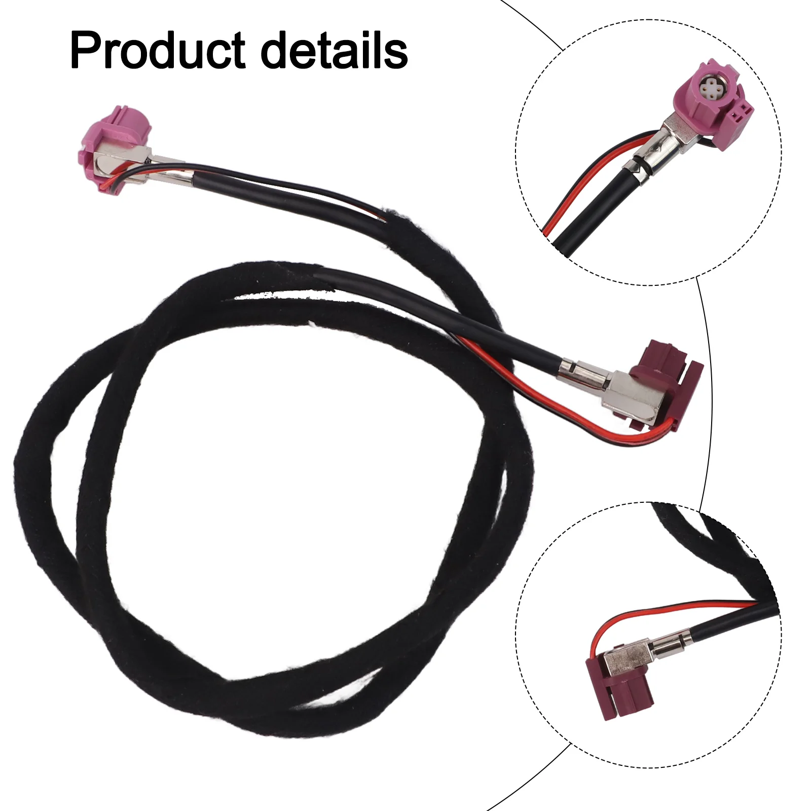 12V Cable 12V For BMW ABS Material Practical And Reliable Practical Installation Reliable Performance Vehicle Display Connection