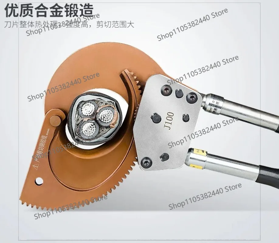 J40J52J75J95J100 Ratchet cable scissors Cable scissors Breaker Copper aluminum, ratchet scissors