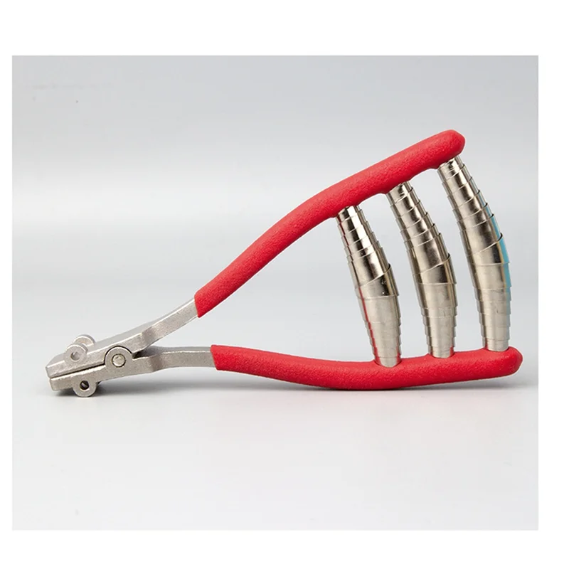 B48B-Stringing Clamp For Accessories Tennis Badminton Racket Anti-Slip Handle High-Pressure Spring Red