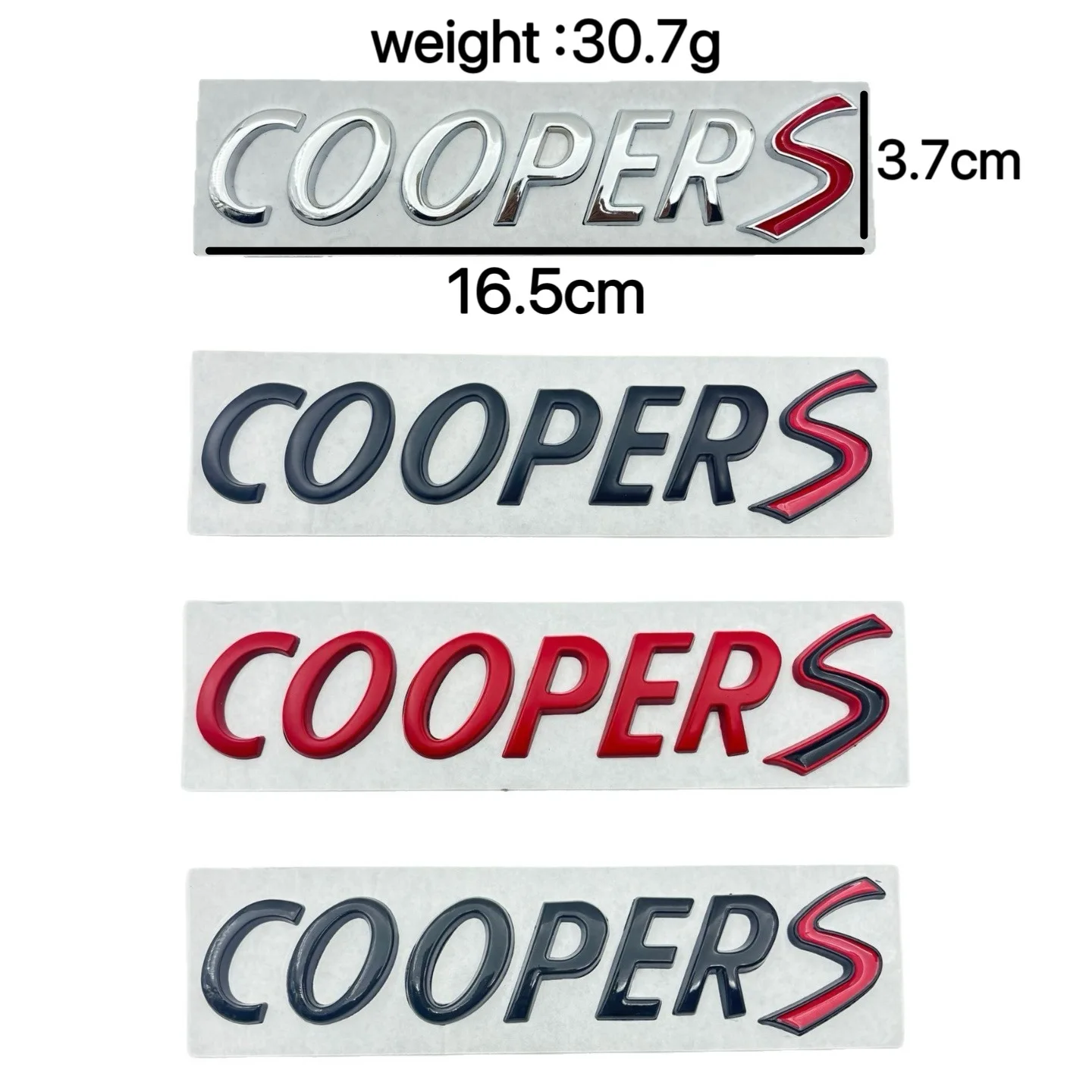 

Металлическая задняя эмблема Cooper S для модификации логотипа автомобиля Mini Cooper, наклейка на багажник, декоративная наклейка для мини-автомобилей