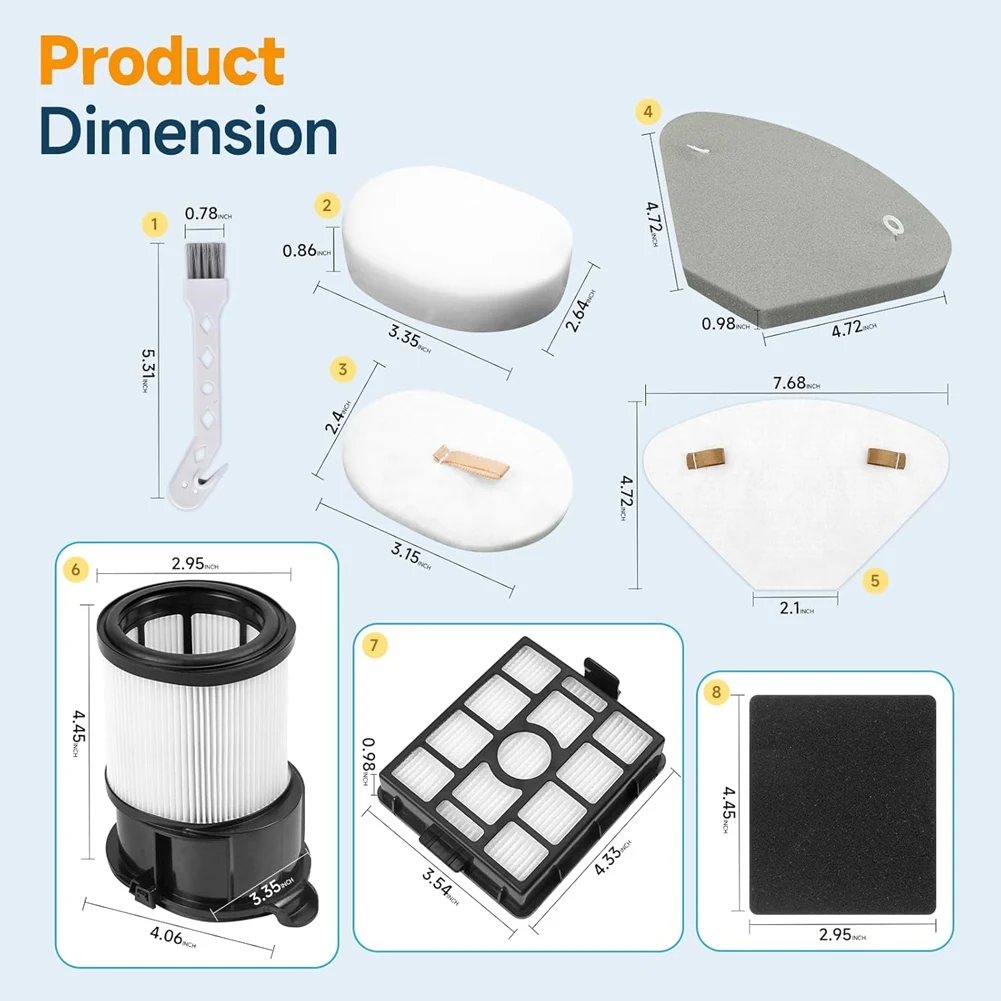 

Replacement for IP3251,IP3253 Cordless PowerDetect Vacuum,Auto-Empty Dock Filter,Pre-Motor Filter Assembly 【A73 AcePro】