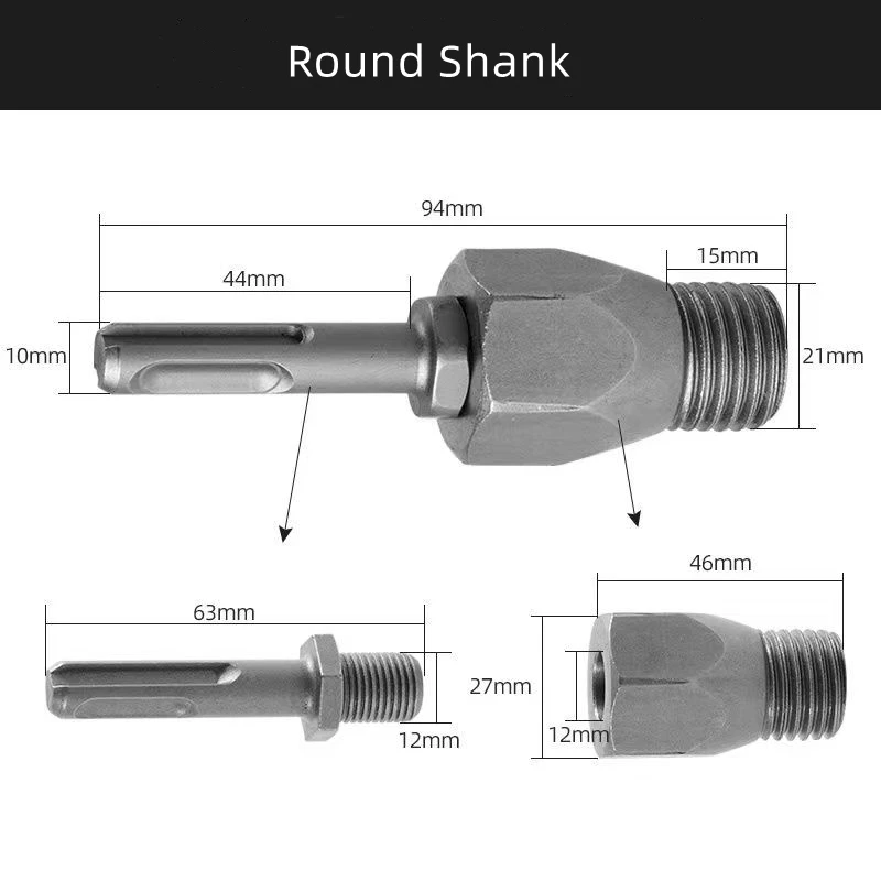 M22 Adapter Voor Elektrische Hamer Diamond Core Bit Adapter SDS Connector Droog Nat Boor BIt Drijfstang Dropshipping