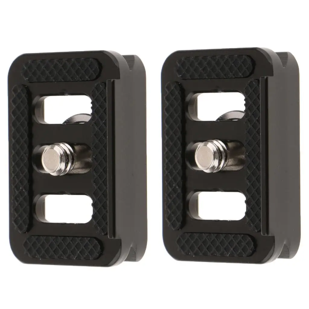 Mini 1/4 Inch QR Plate Safety Lock Tripod Ball Head Camera Quick Release Plate for Sirui T005 T-025