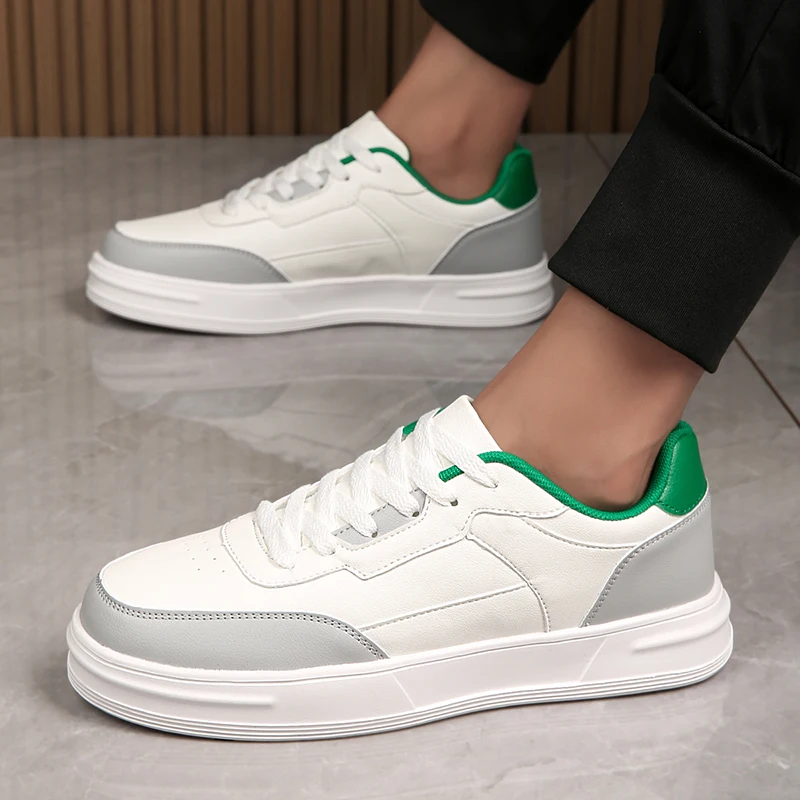 

2024 Men's Casual Shoes Fashion Sneakers Outdoor Driving Walking Tennis Shoes for Male Skate Flats Lightweight Comfortable Flat