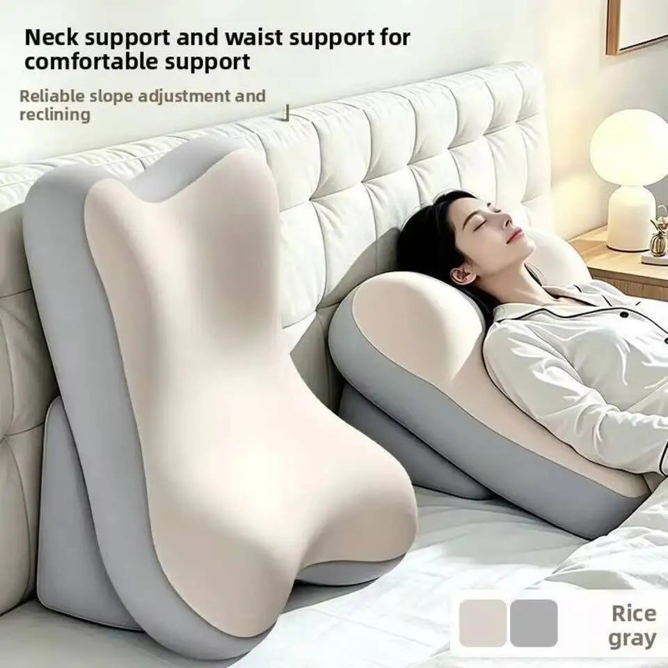 Soft Headboard Backrest Cushion Throw Pillow for Sofa Bed Reading Support Plump Lumbar Pillow Upholstered Home Decor For Living