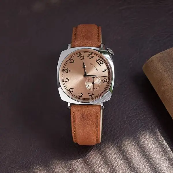 

Baltany Men Automatic Watch 38mm Pilot Square Mechaical Wristwatch 50M Waterproof Sapphire Mirror ST1701 ST1700