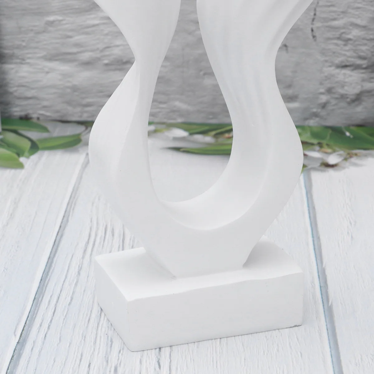 

1pc Angel Wing Statue Resin Sculpture Tabletop Decor Ornament For Home Cafe Bar White Premium Material Lifelike Design