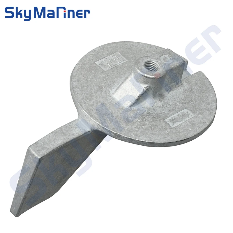 

67F-45371 Анодный трим-таб 67F-45371-00 для подвесных лодочных моторов YAMAHA 50HP 60HP 70HP 75HP 80HP 90HP, запасные части для лодочных двигателей