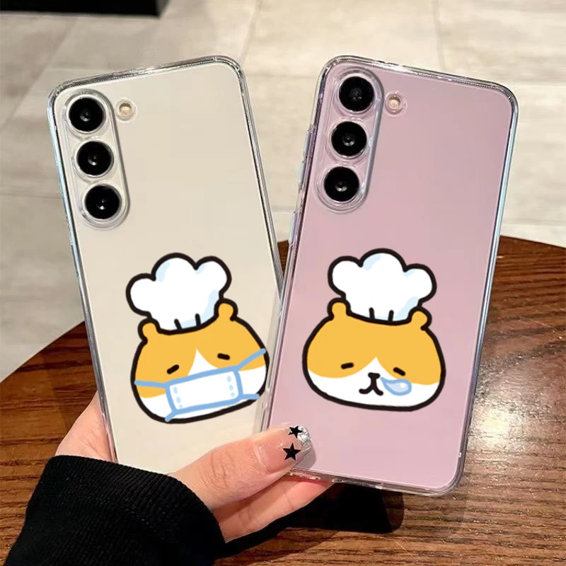 Cartoon Dog Case For Samsung A16 A56 A36 A26 A54 A52 A24 A14 A50 A72 A70 A06 A12 A22 A34 A42 A32 A04s 5G Cover