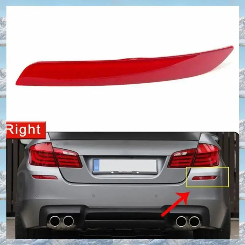 

L81A 2025-Auto Right Rear Bumper Reflector Light Warning Signal Light For BMW 5 Series F10 M Version 63147842956 Parts