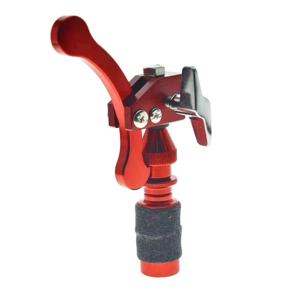 ABHS-Jazz Drum Touch Clutch Fast Lock Clutch Quick Release Hi-Hat Clutch For Cymbal Stand Red