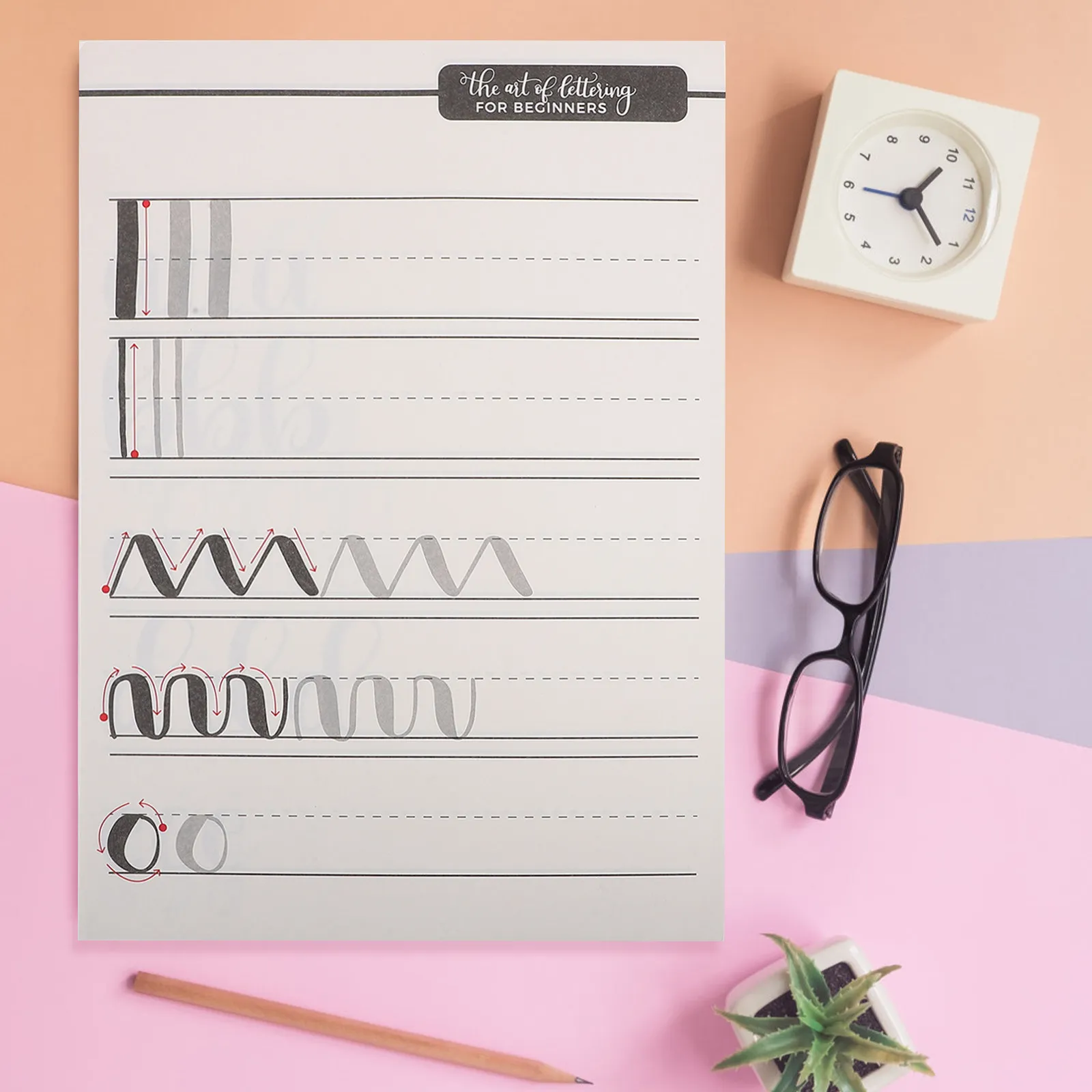 English Letter Copybook Calligraphy Art Font Paper Copy Book Lightweight Portable for Calligraphy Practice Beginner Writing