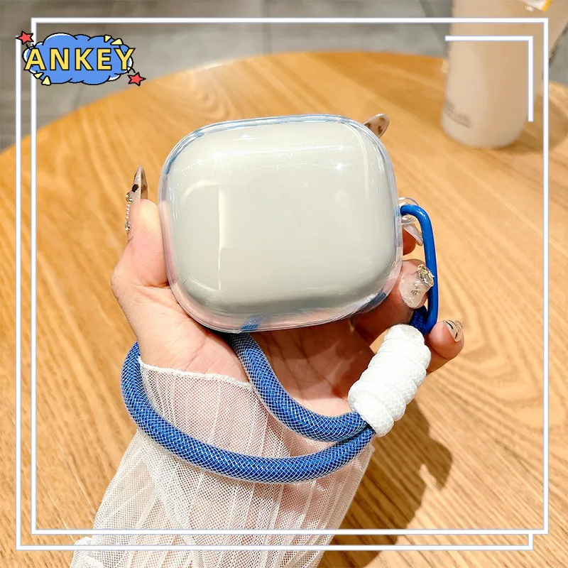 Para Anker Soundcore Liberty 5 ANC funda protectora transparente TPU cubre auricular Bluetooth