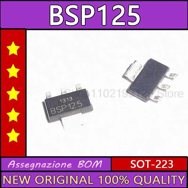 10PCS/LOT Bsp125 l6327 patch SOT-223 brand new original imported