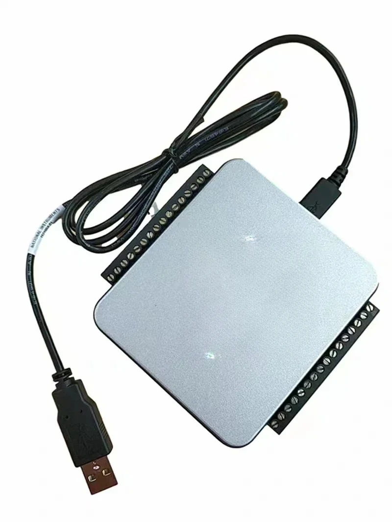 مخزون جديد لـ NI USB-6002 USB متعدد الوظائف DAQ بطاقة الحصول على البيانات 8AI 16 بت 2AO Digital I/O Labview NI USB-6002 USB #4