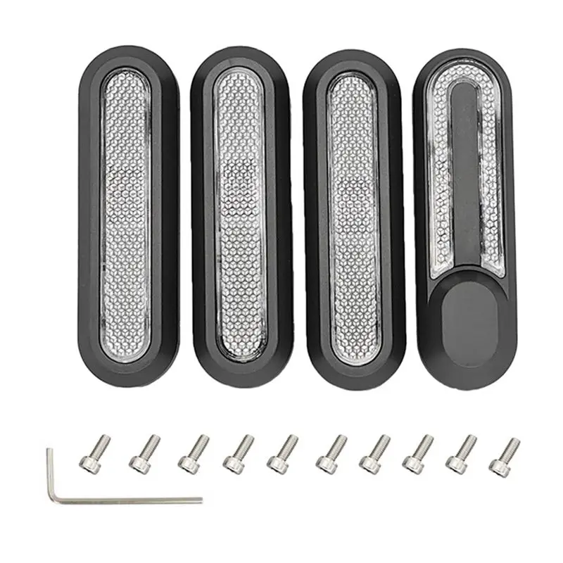 

NEW HOT In Stock-For Electric Scooter M365 Pro 1S Reflector Wheel Covers Safety Reflective Strip Protect Decoration Shell