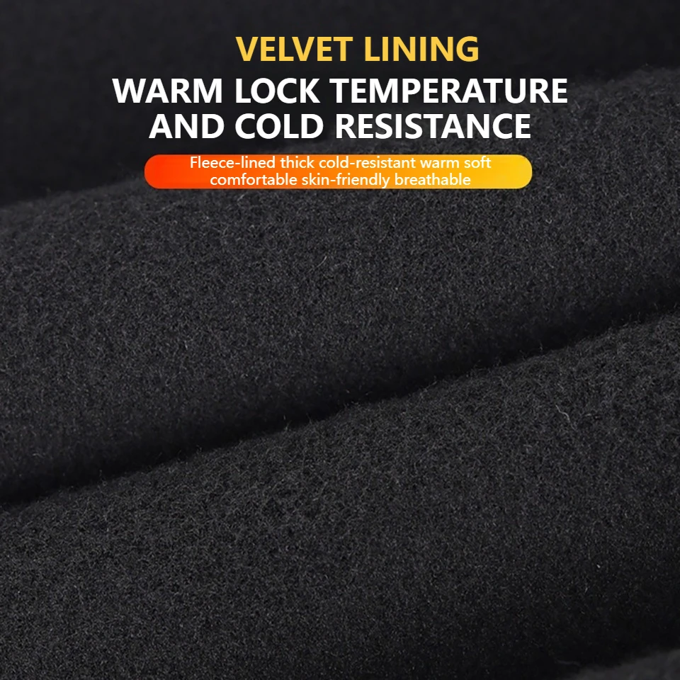 GTUBIKE Winter Thermal Cycling Face Mask Balaclava Head Cover Windproof Motorcycle Helmet Liner Thermal Warm Outdoor Headwear image 3