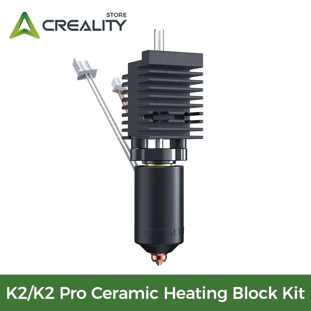 

Комплект керамического нагревательного блока Creality K2/K2 Pro, быстросменное сопло, высокая теплопроводность 300 ℃ Высокая термостойкость