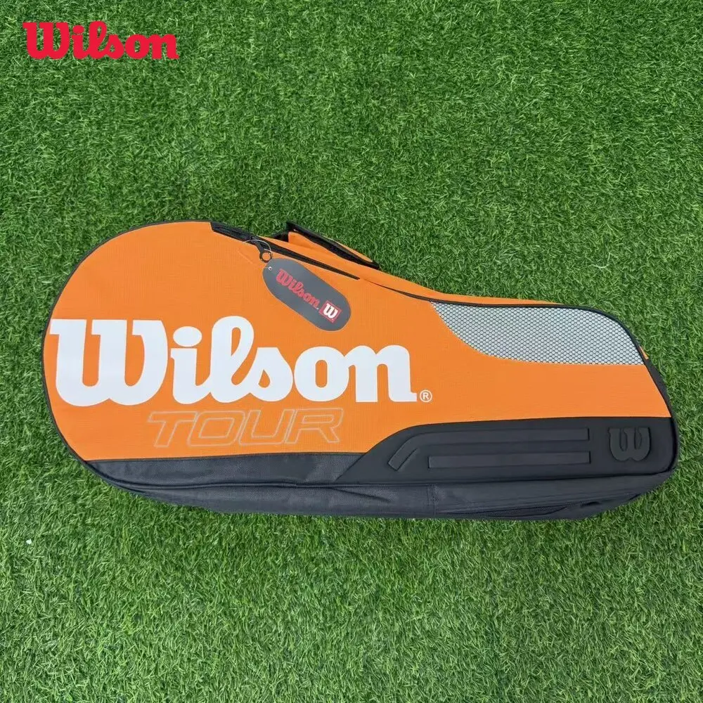 Wilson Large Capacity Outdoor Waterproof Badminton Tennis Racket Bag Golf Bag  Put Sneakers Sports Equipment Shoulder Sports Bag