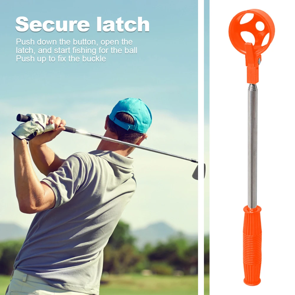 Extensível Golf Ball Picker, Pick Up, Ball Grabber, Acessórios De Golfe