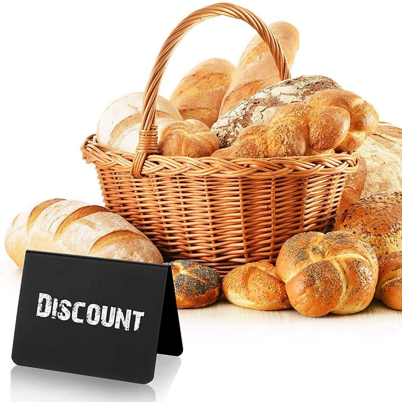 40 sztuk Mini tablic tablic tablic tablic w kształcie tablic tablic w formie bufetu tagi tablice do kasowania z PVC z białymi markery kredowe