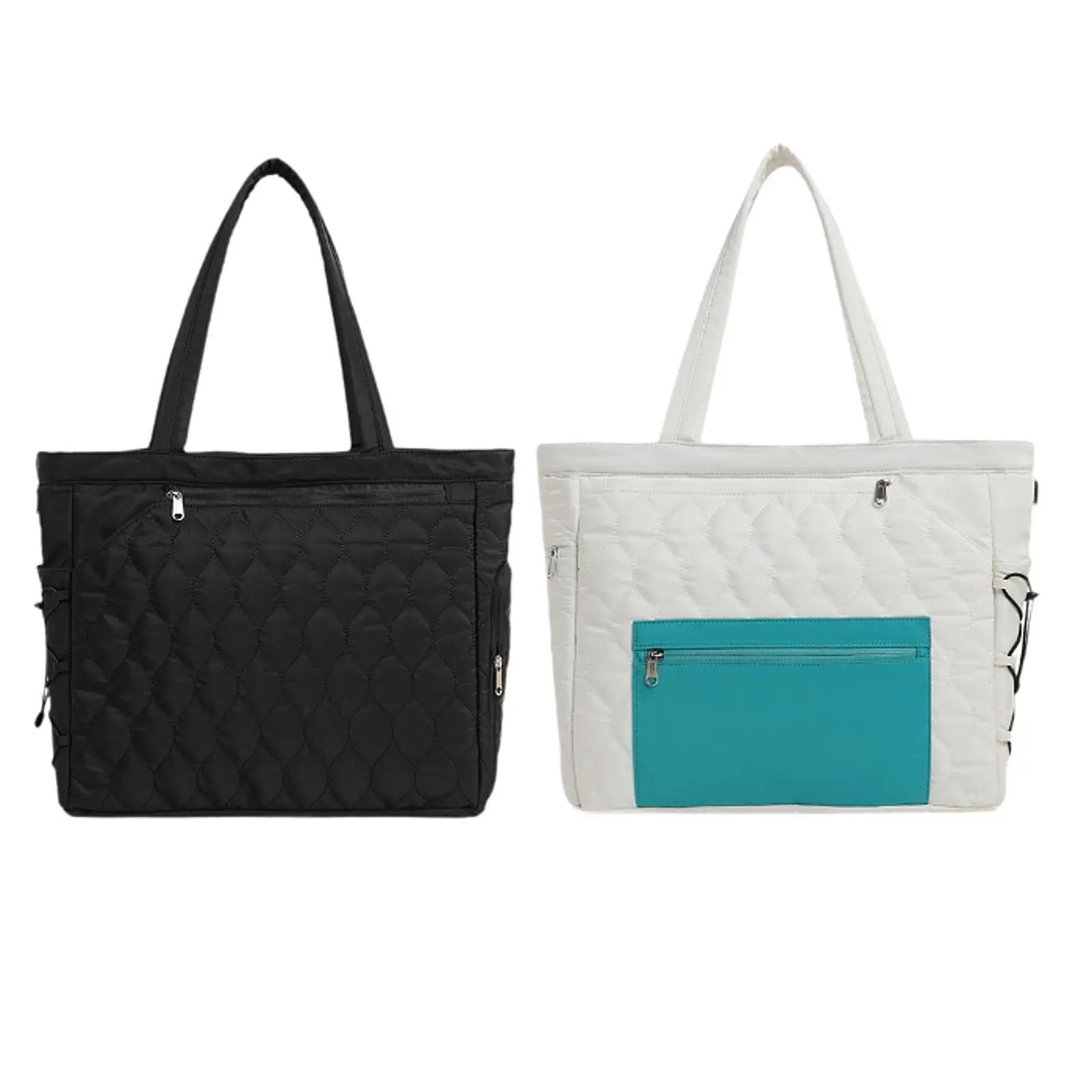 

Pickleball Bag Large Capacity Tennis and Racquet Sports Tote with Shoe Compartment for Women Gym Fitness