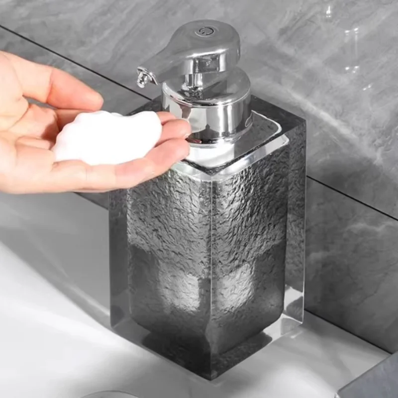 Foam automatic induction washing hand Home bathroom decoration smart hand sanitizer electromechanical foaming machine Figurines