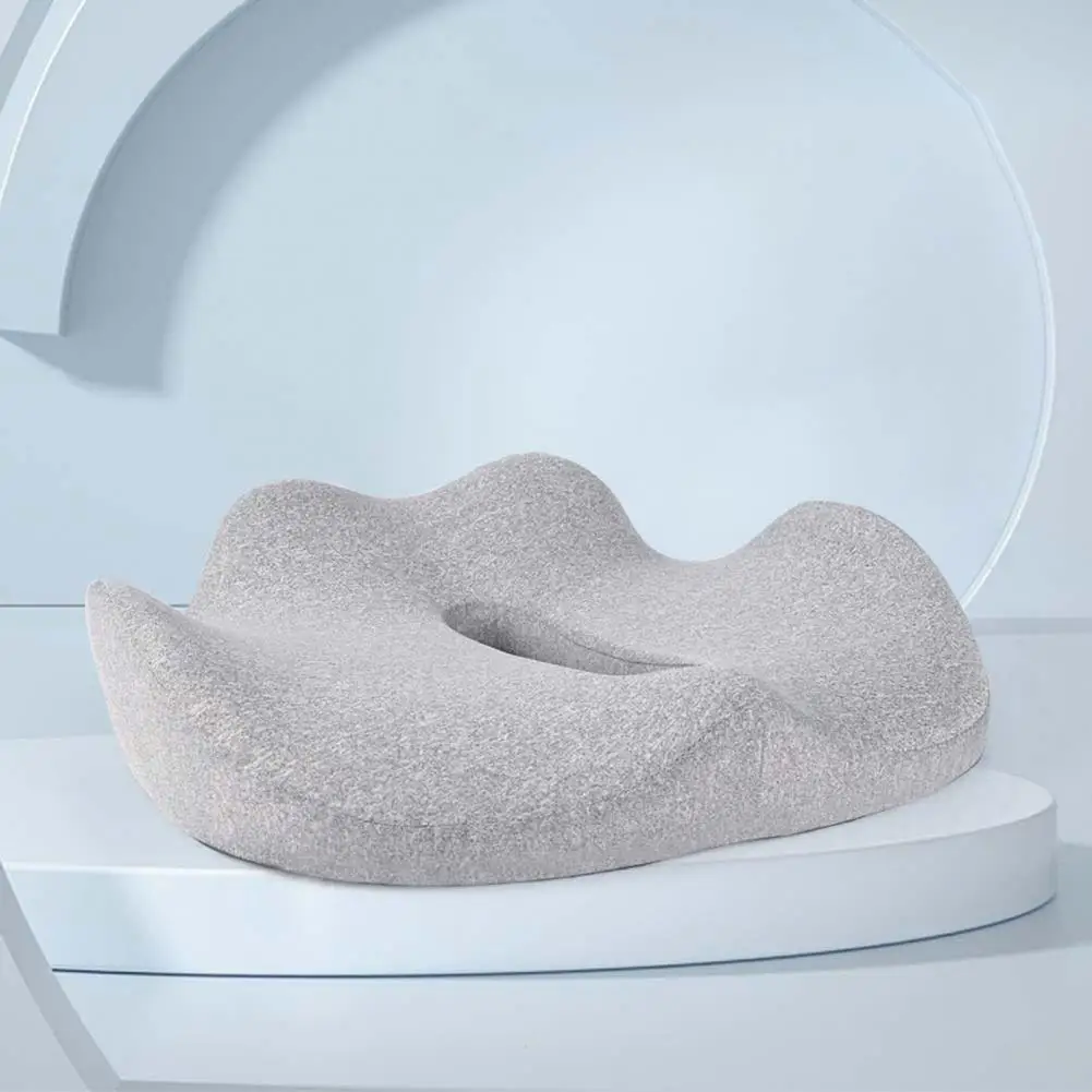 Contour Cushion Coccyx Pain Relief Cushion Memory Foam Seat Cushion for Office Workers Sciatica Relief Tailbone Wide for Car