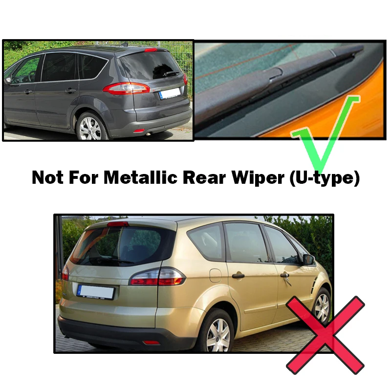 Erick's-フォードs-max smax 2009-2015フロントおよびリアワイパー,フロントおよびリア,フロントガラス,30 "26" 13 "のフロントおよびリアウィーブブレードセット