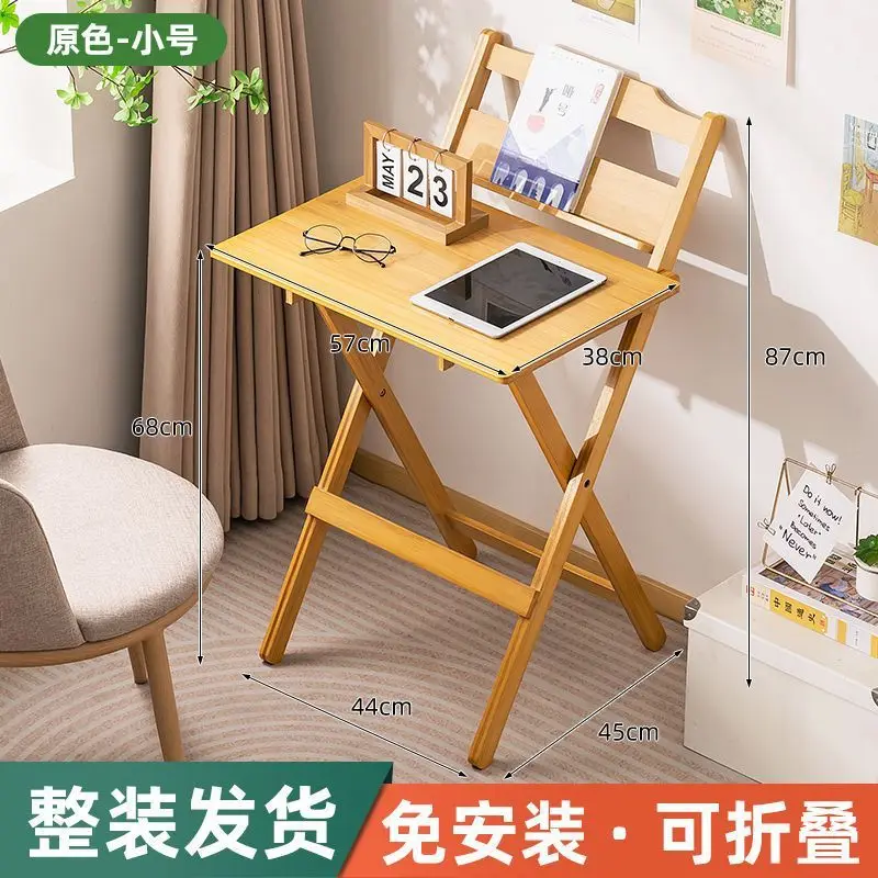 Bureau d'ordinateur pliable, bureau de maison, petite table de chambre à coucher