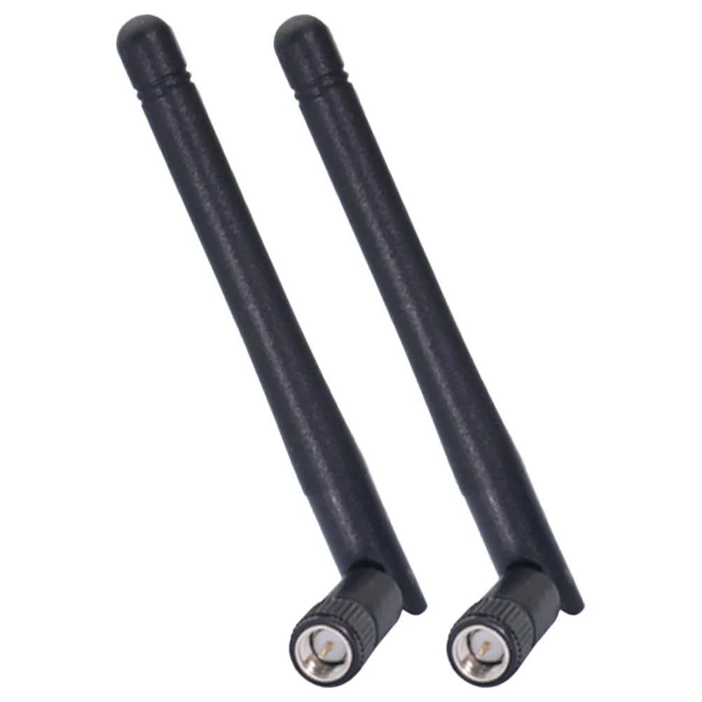 2Pcs Wireless Module Receiver Antenna Foldable Sturdy Plastic Metal Indoor WiFi Router Signal Antenna