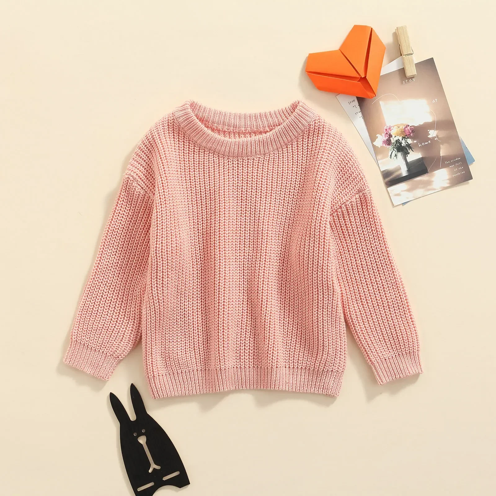 Autumn New Baby Boys Girls Clothes Baby Sweater Toddler Knit Sweater Newborn Knitwear Long Sleeve Cotton Baby Pullover Tops