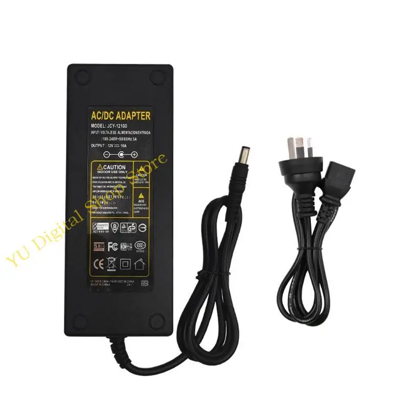 

96BA 12V 1-10A AC/для Adapter Switch Зарядное устройство для светодиодных полос 5,5x2,1-2