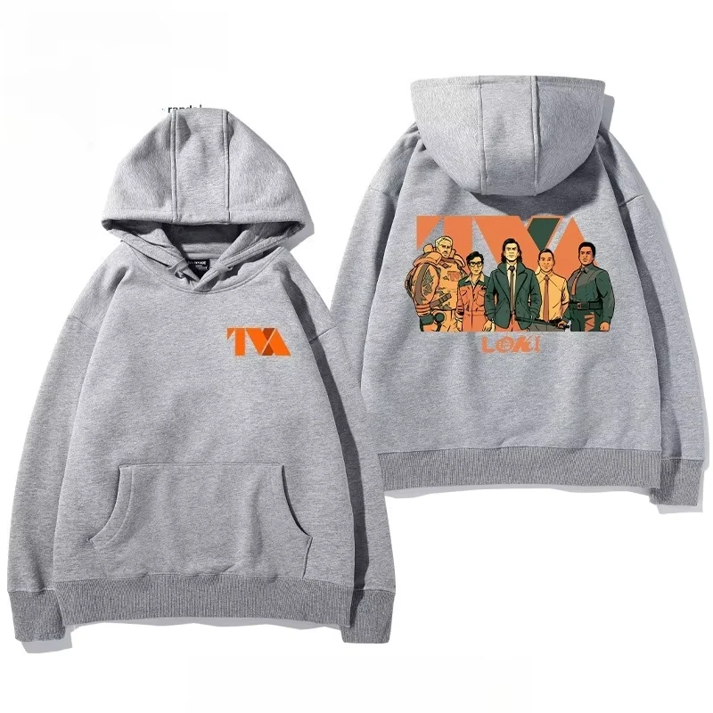 سترة بغطاء للرأس بشعار Era Authority للموسم الثاني من Marvel Loki للرجال والنساء، طراز بسيط وغير رسمي