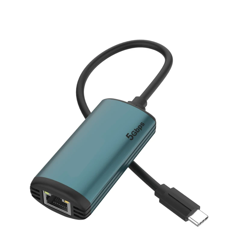 

USB-C HUB 5G Extension Cable Splitter Converter Type-C to Ethernet adapter Splitter Adapter Type-C to RJ45 Hub RJ-45 LAN Adapter