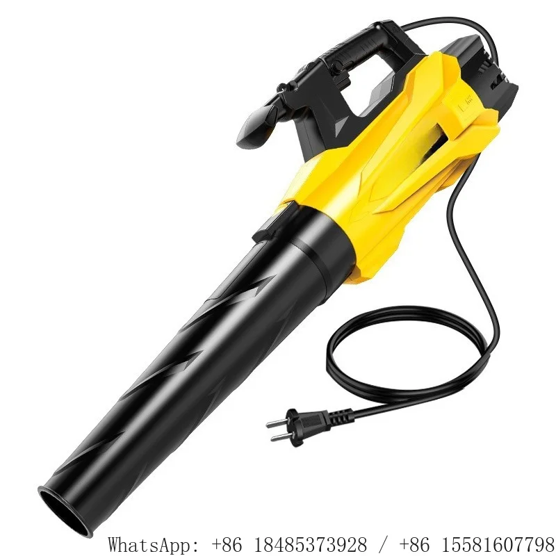 220V AC Plug-in Powerful Air Blower Turbo Boost Fan Leaf Snow Dust Blower Handheld Electric Blower for Yard Workshop