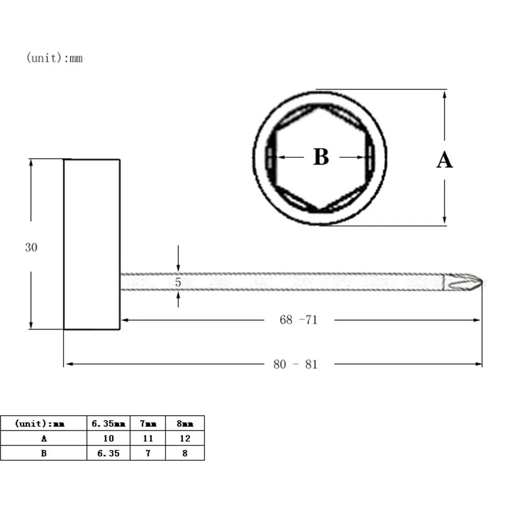 Metal Truss Rod Adjusting Wrench for Electric Guitars 6 35mm 7mm 8mm Hex Box Spanner Tool for Precision Neck Adjustment
