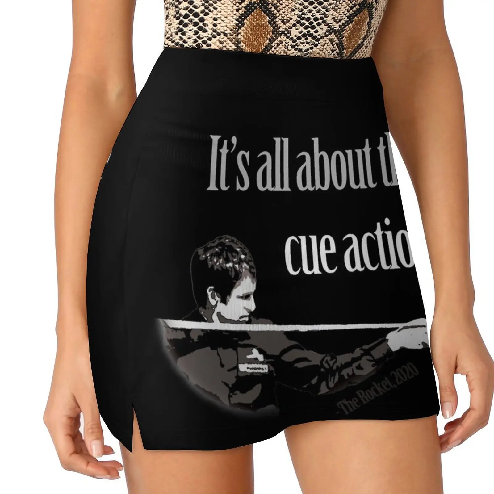 Ronnie O'Sullivan Snooker 2020 It's all about the cue action (simple) Mini Skirt korean style sexy skirt Women's summer skirts