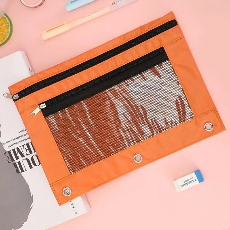 M5TB Zipper Pencil Double Pockets Pencil