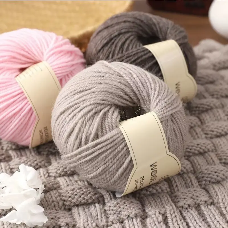 

Medium Thickness Wool Yarn, Hand Knitting Scarf, Sweater Yarn, Children's Knitting Needles, Cashmere Yarn, DIY, Medium Thickness