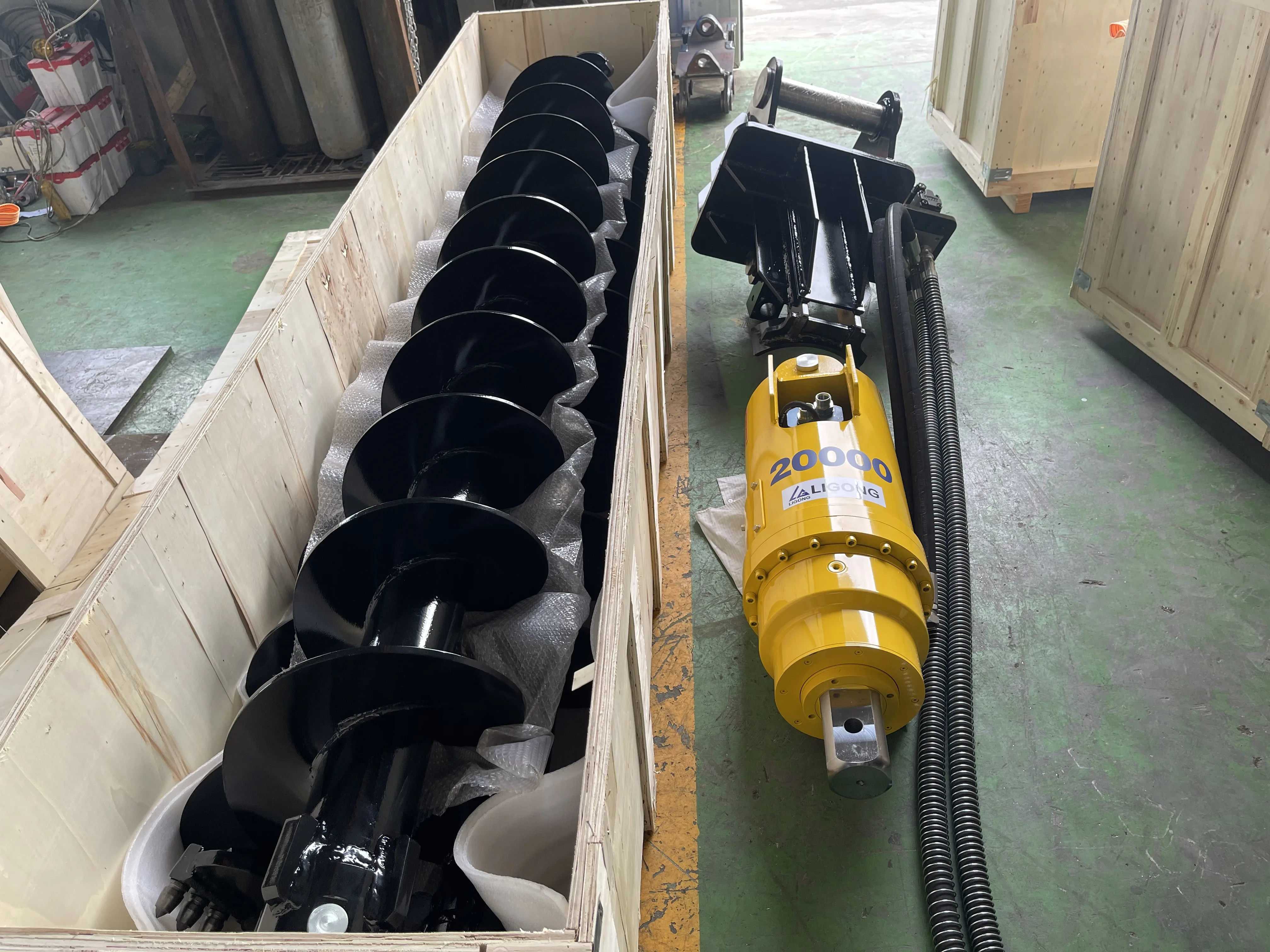 Afbeelding 5: Aardboor, grondboor voor graafmachine