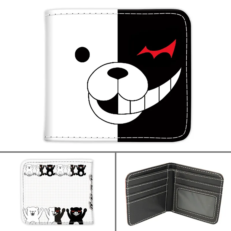 Anime Danganronpa Männer Geldbörsen Monokuma Cartoon Kurze Geldbörse Mit Münzfach – Detail 11