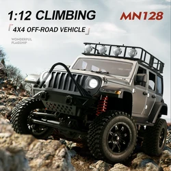 JTY Toys 1:12 RC Truck High Speed 4x4 Radio Remote Control Off-Road Truck Wrangler Climbing Car Waterproof Light RC Trucks MN128