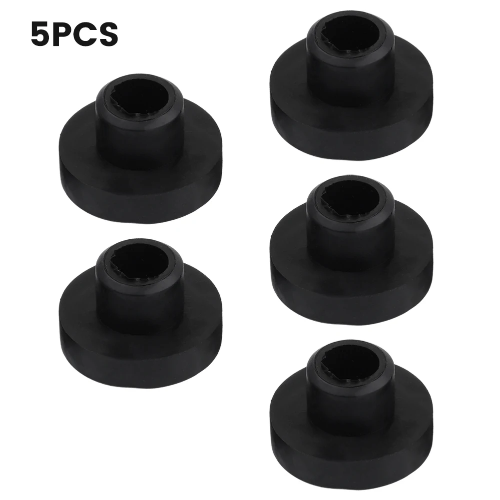 5 Piece Fuel Tank Bushing Grommet for Tractor Lawn Mower Generator with Dimensions ID 3/8 OD 1 1/16 Height 5/8