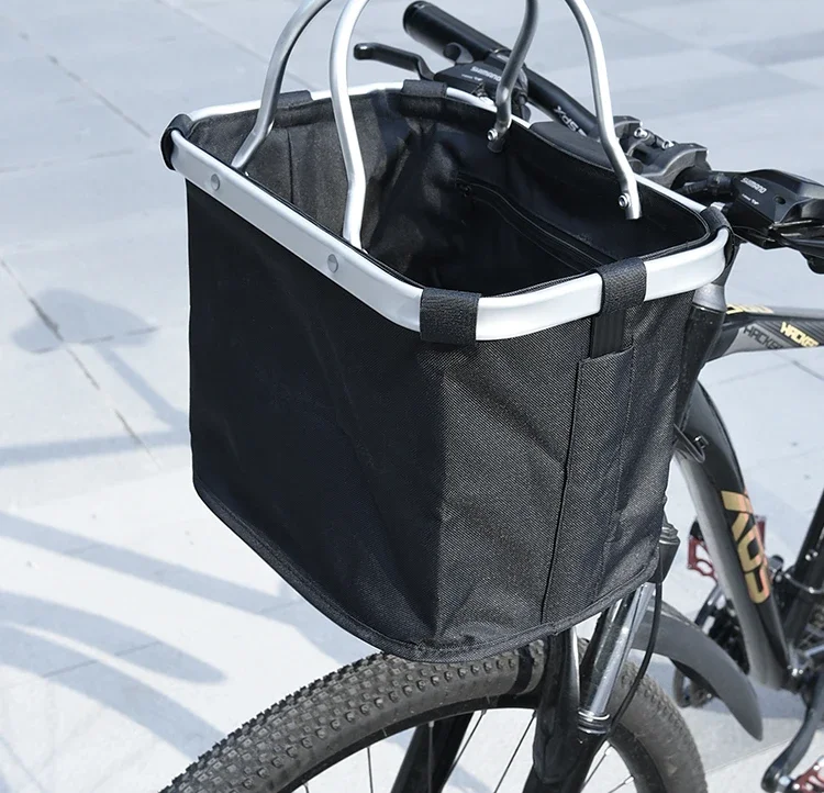 

Bicycle quick disassembly basket, mountain bike pet bike basket, waterproof front basket, folding bicycle hanging basket