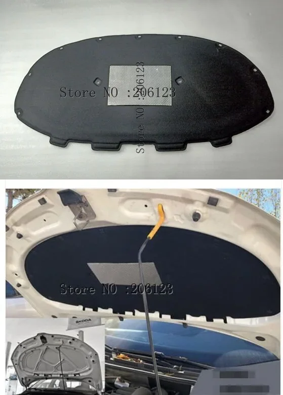 thermal insulation cotton sound insulation cotton heat insulation pad modified 2009-2020 for Skoda Rapid 4door 5door