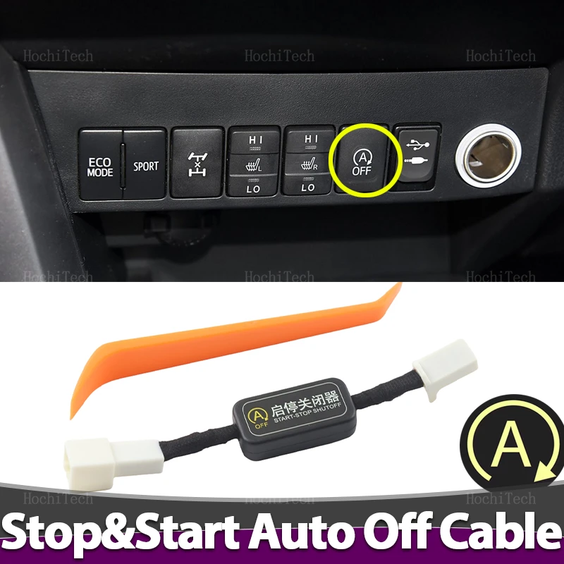 Car Automatic Start Stop Engine System off Eliminator Stop Start Canceller Plug Cable Memory Mode For Toyota RAV4 RAV 4 2015-19