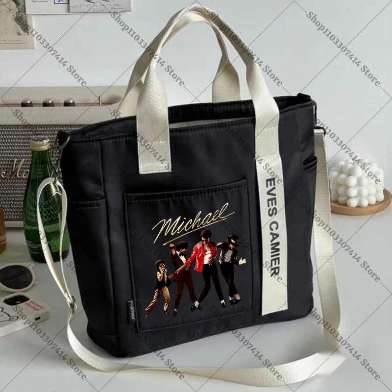 Women Fashion Tote Bag Accessories King of Pop MJ Casual Handbags for Women Michael Jackson Creative Storage Pouch Fan Gift 2026 view 2