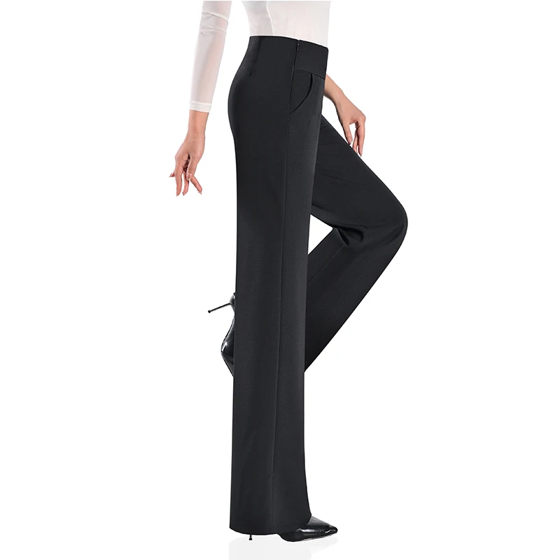 Nowe damskie letnie cienkie spodnie wyszczuplające z wysokim stanem, luźne spodnie typu \"mom jeans\" do tańca, modne luźne spodnie codzienne z szerokimi nogawkami dla kobiet w średnim wieku.